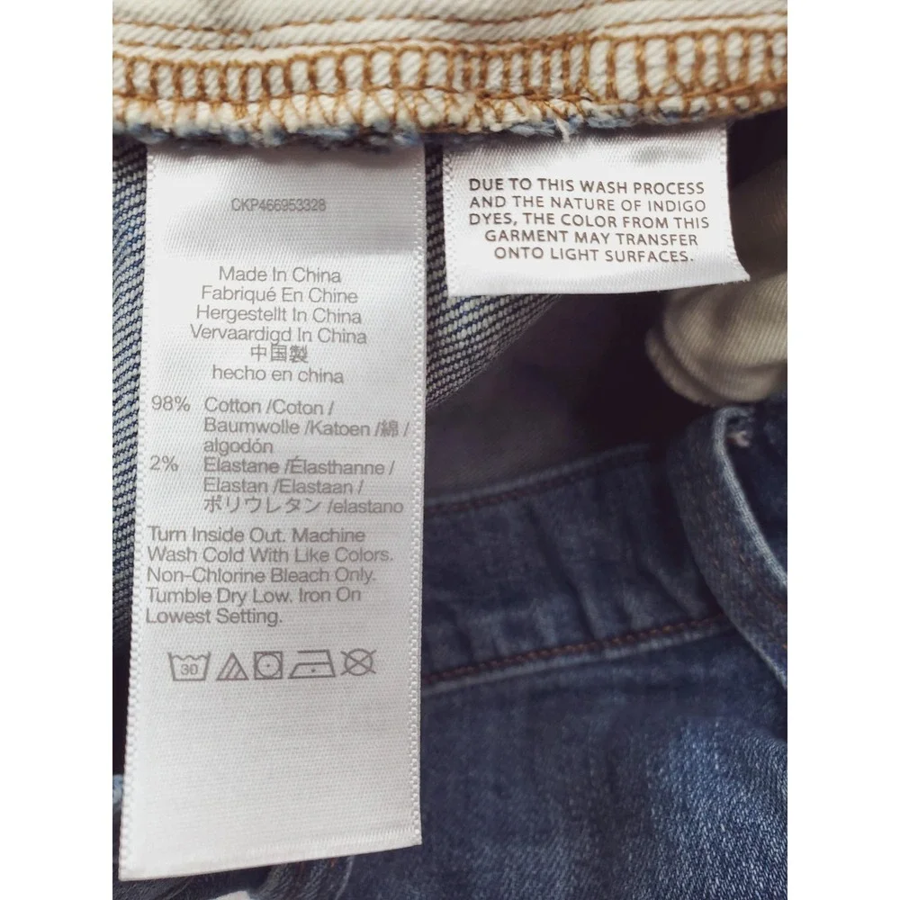 Madewell Jeans Mens 40x32* Blue Medium Wash Relaxed Taper Stretch Denim Pants